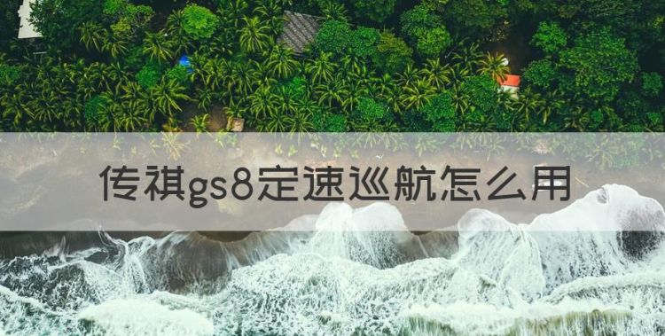 传祺gs8定速巡航怎么用，传祺GS8有定速巡航功能吗