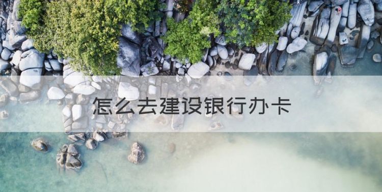 怎么去建设银行办卡，如何办理建设银行卡图1