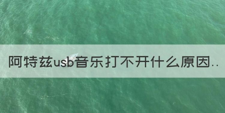 阿特兹usb音乐打不开什么原因图1