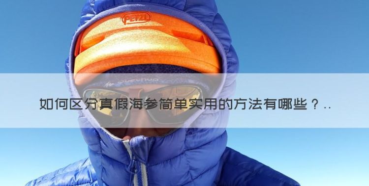 怎样辨别海参真假视频，如何区分真假海参简单实用的方法图1