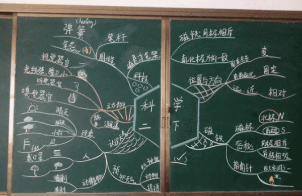 科学思维导图怎么画，四年级下册科学第一单元思维导图怎么画简单图5