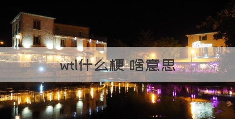 wtl什么梗 啥意思，给排水的各种符号表示什么?