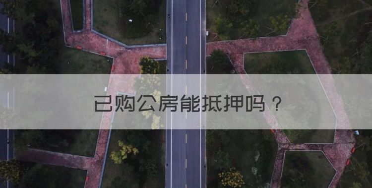 已购公房能抵押图1