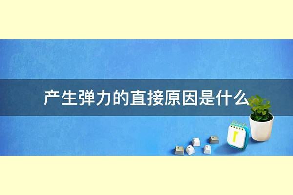 什么是弹力弹力是怎么样产生的,弹力产生的原因图1