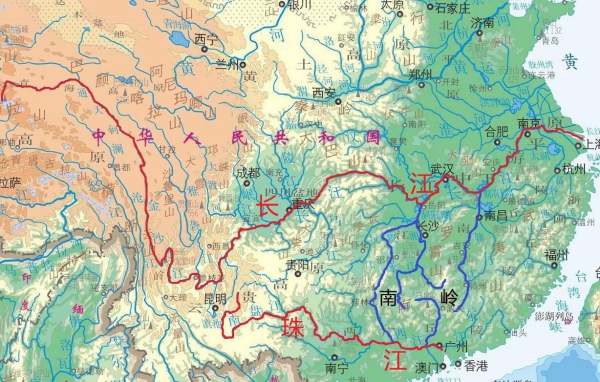 南岭是哪两个省的分界线,每个省的分界线是怎么来的图1