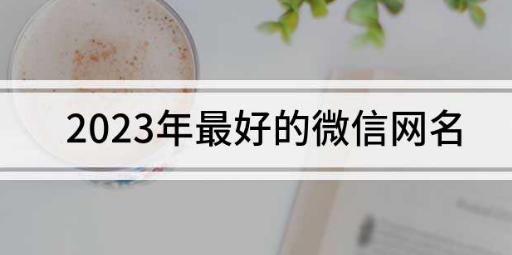 2023个性微信号,微信2023新款网名两个字