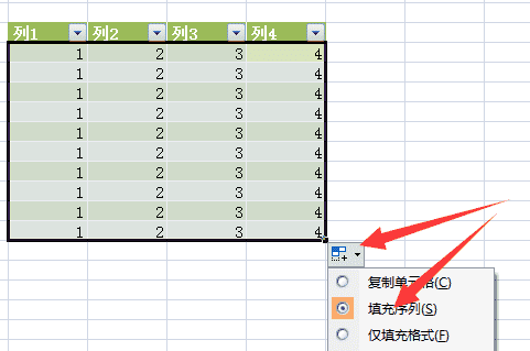 单元格怎么下拉复制，在EXCEL中如何下拉复制单元格图6