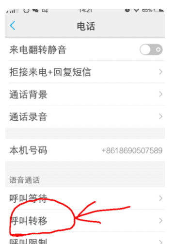 电话如何呼叫转移到手机上，怎么设置呼叫转移到另一个手机号图3