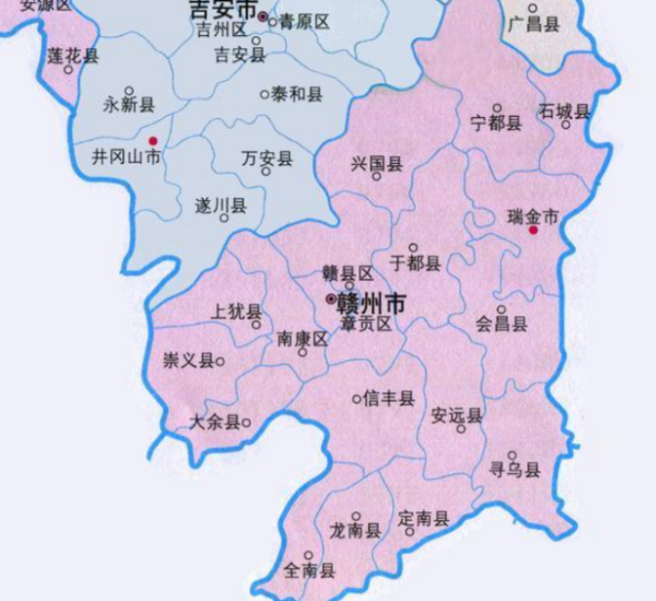 赣州市有多少个县市区,江西赣州辖管的有哪几个县市图3