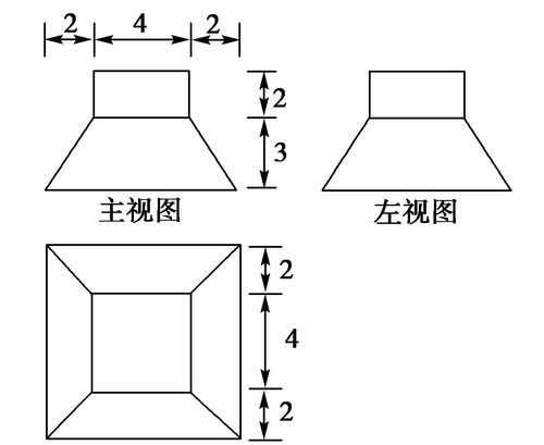 三视图怎么还原几何体,大学三视图还原立体图技巧图3