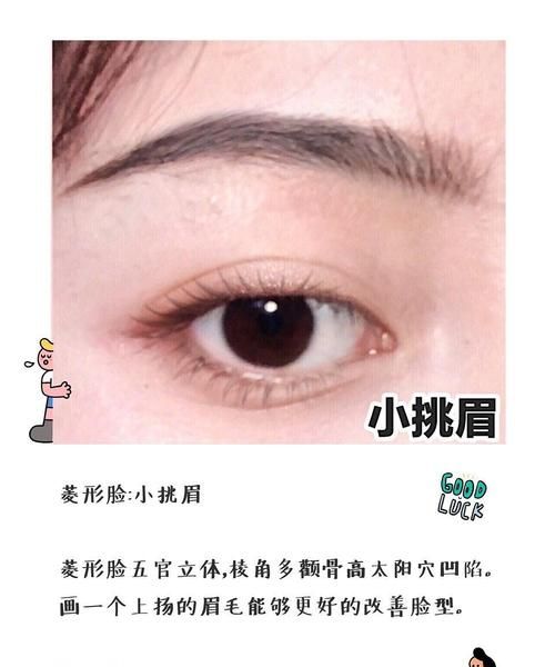 小眼睛女生适合什么眉形,小眼睛适合什么颜色的眉笔图2