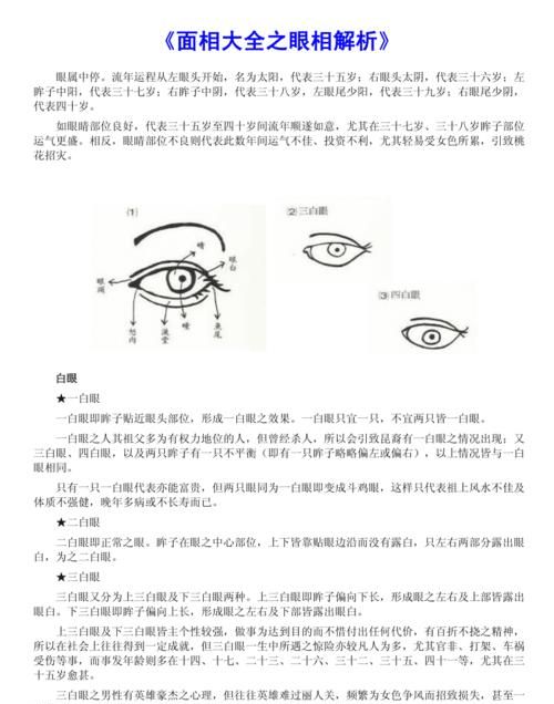 看相眼睛解释图,面相解析:从眼睛看面相图解图2