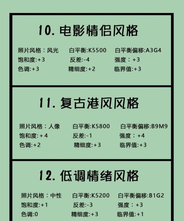 日系小清新参数,原相机参数怎么设置图5