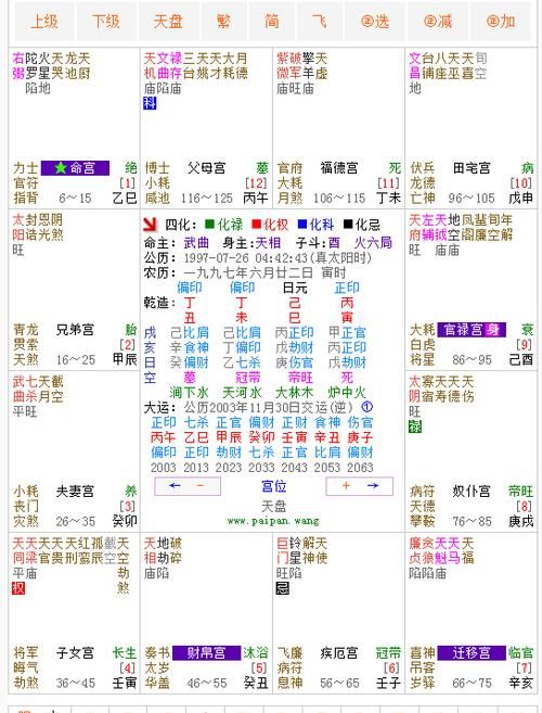 紫薇在线排盘系统,元亨利贞网紫微斗数在线排盘系统社区图1