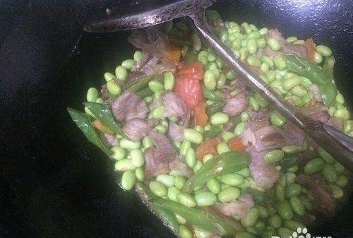 烂肉青豆的做法，肉炒青豆的做法图6