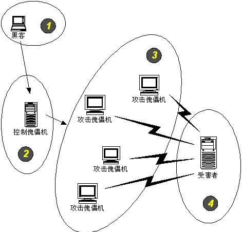 拒绝服务攻击分为哪几类,分布式拒绝服务攻击的分类图3