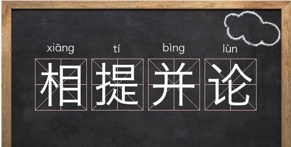 相提并论的意思,相提并论的意思是什么图2