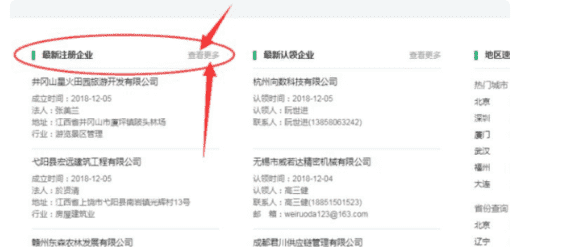 新注册企业名录,如何查询新成立公司的电话图4