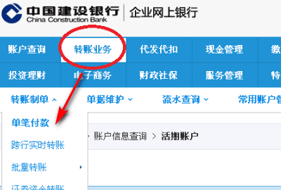 建设银行怎么转账，建设银行企业网上银行怎么给个人账户汇款呢图15