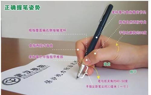 正确的握笔方法,怎样正确握笔图7