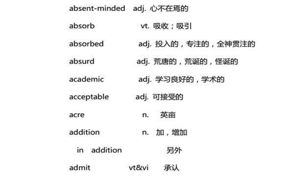 a开头的单词50个小学,以a开头的单词有哪些并写出翻译图2