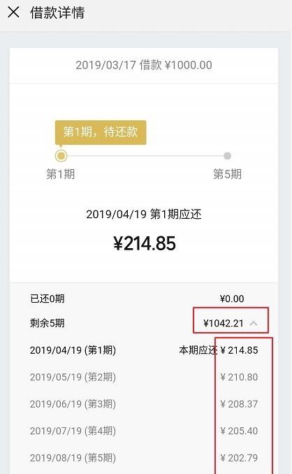 微信提前还款要利息,微粒贷可以用微信零钱提前还款图2