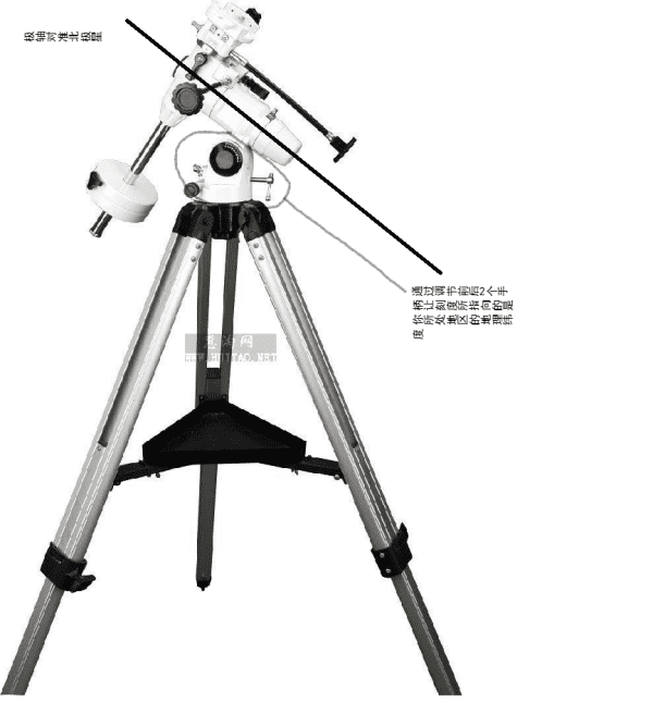 赤道仪怎么用，如何使用赤道仪寻星图1