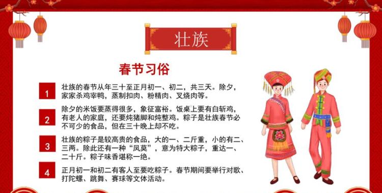 各民族春节习俗,各民族春节的风俗图1