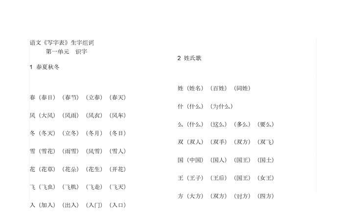 向的组词一年级下册语文生字,向字组词有哪些图6