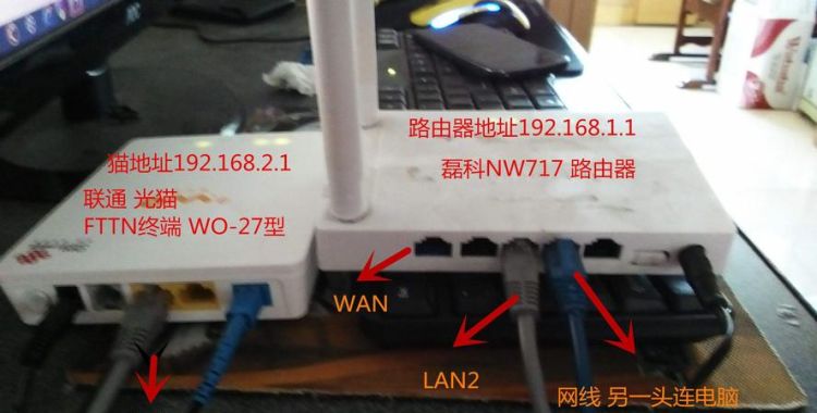 移动光猫如何接入路由器,在光猫上再接一个无线路由器该怎么设置图6