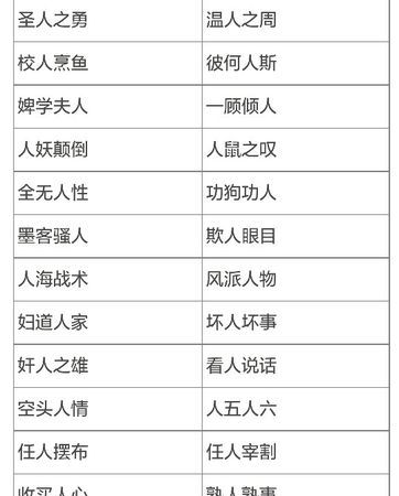 人字开头的成语,人字开头的成语图4