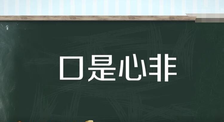 口是心非什么意思,口是心非的意思是什么图2