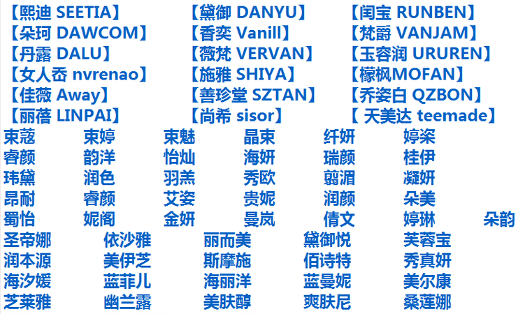 化妆品牌起名大全洋气,好听又聚财的名字化妆品店图6