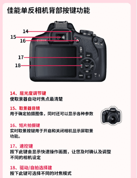 单反相机上照片风格设置怎么调,零基础学摄影从认识相机按键开始学可以图5