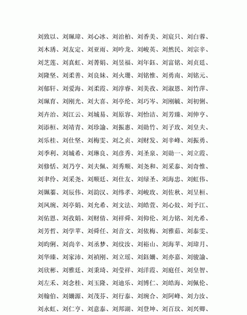 刘姓男孩牛年名字大全202,牛年刘姓好听稀少的男孩名字图2