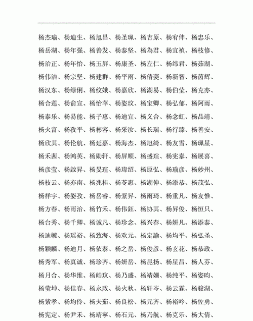 姓杨女孩子名字大全洋气,侯姓起名大全女孩图4