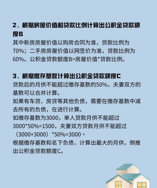 公积金可贷款额度怎么计算，西安市住房公积金贷款额度怎么计算图8