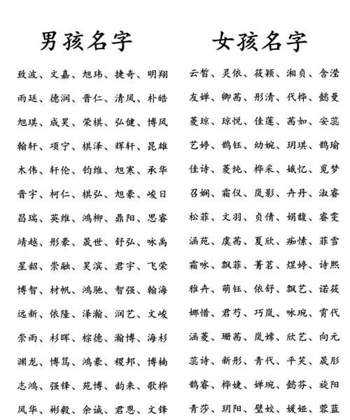 男孩子起什么名字比较好,男孩起名最后一个字图4