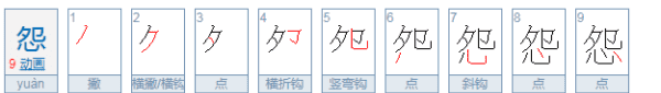 怨的拼音组词,怨组词拼音 怨组词有哪些图3