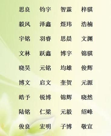 有寓意的名字大全,寓意吉祥顺利的名字图1