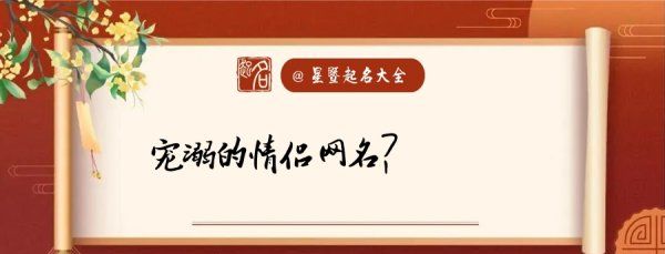 情侣网名宠溺超甜,宠溺甜甜的情侣网名四字图3