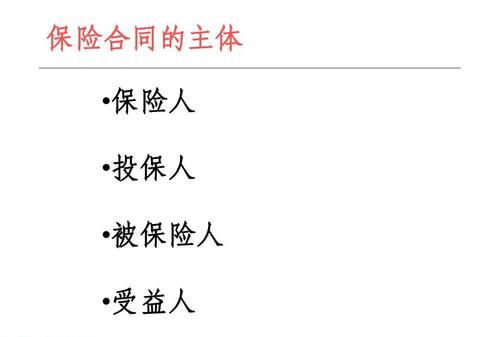 什么叫投保人和被保险人及受益人,投保人被保人受益人分别是什么意思图4