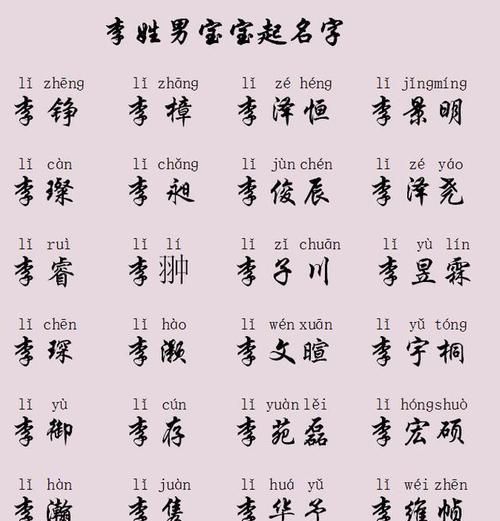 姓李取名字大全男孩子,李姓男孩取什么名字好听又霸气图2