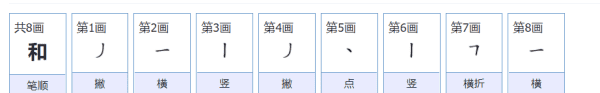 和的笔顺,和的笔顺正确的写法的图7
