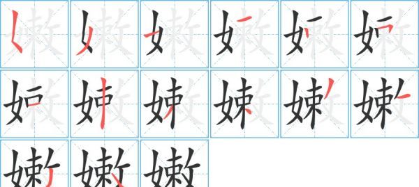 嫩的拼音,嫩字拼音图2