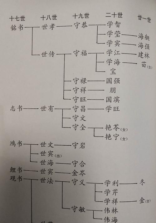 陈家家谱全部的字辈,豆家谱全部的字辈是什么图2