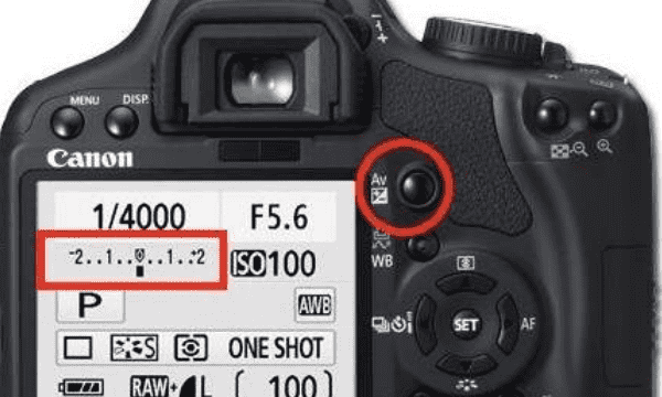 如何使用曝光补偿，佳能单反相机曝光补偿怎么调图1