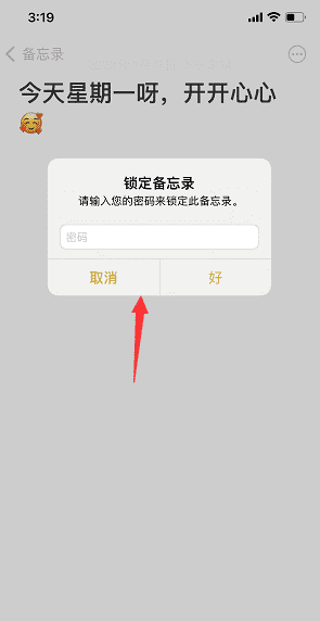 备忘录怎么样设置密码,苹果手机备忘录怎么设置密码图3