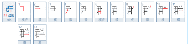 群的部首为什么不是君,群的偏旁是什么图2