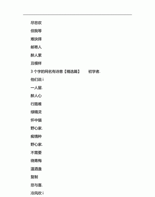 4个字的情侣网名有诗意,诗情画意的情侣名字四个字图4